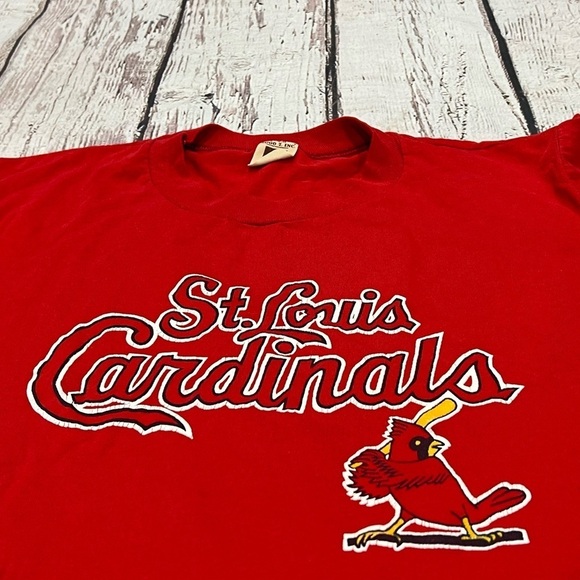 Vintage 80s St. Louis Cardinals Logo 7 NFL Football 1980s Sports Tshirt - Picture 3 of 6